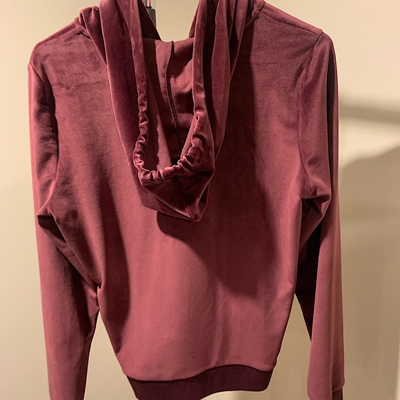 Pink velour sweatshirt - Picture 3 of 3